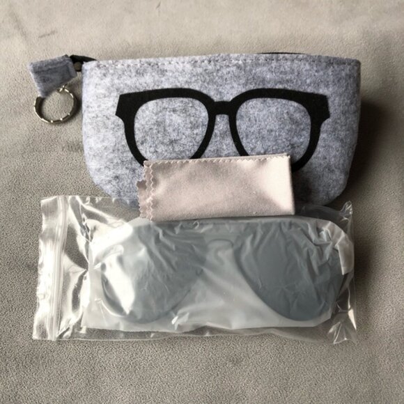 Aviator Sunglasses ~ Black Lenses Black Frames ~ Brand New - Picture 4 of 10